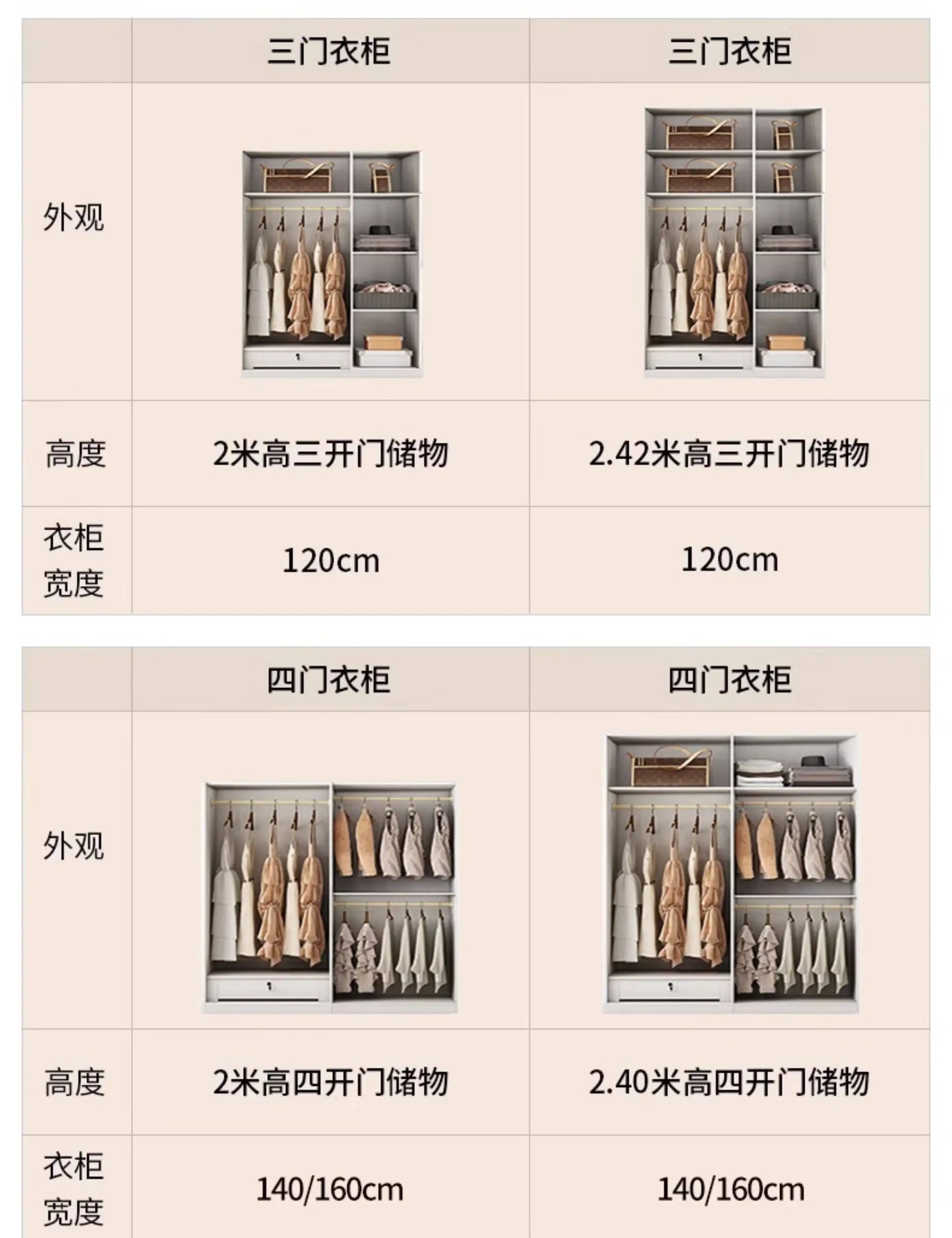 Clothes Closet Armario De Ropa Customized ENF Grade Solid Wood Glass Door Wardrobe Cloakroom Storage Locker Bedroom Furniture
