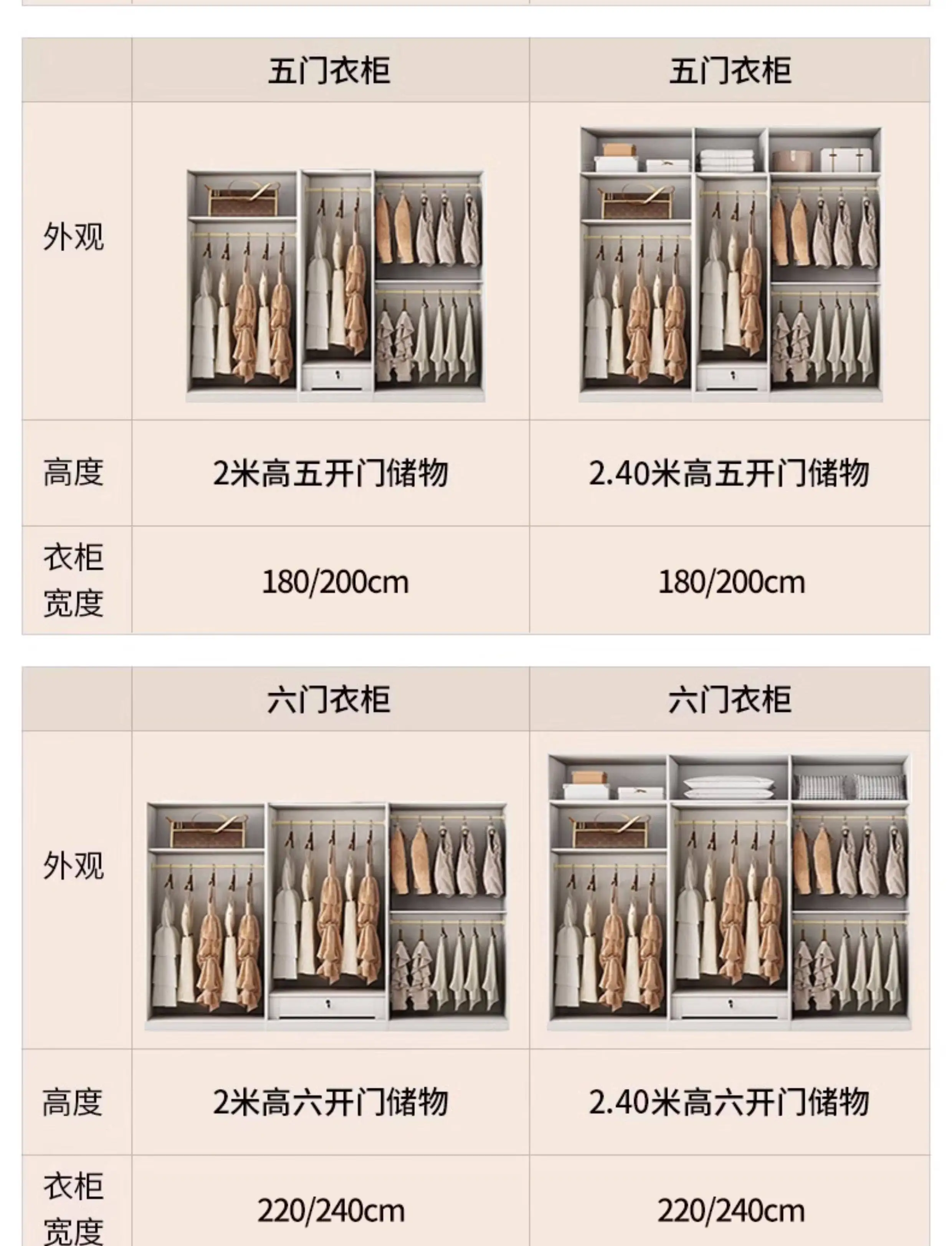 Clothes Closet Armario De Ropa Customized ENF Grade Solid Wood Glass Door Wardrobe Cloakroom Storage Locker Bedroom Furniture