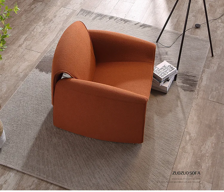 Crab Chair Single Chair Living Room Light Luxury Italian Minimalist High-end Creative Leisure Single Designer Sofa Chair
