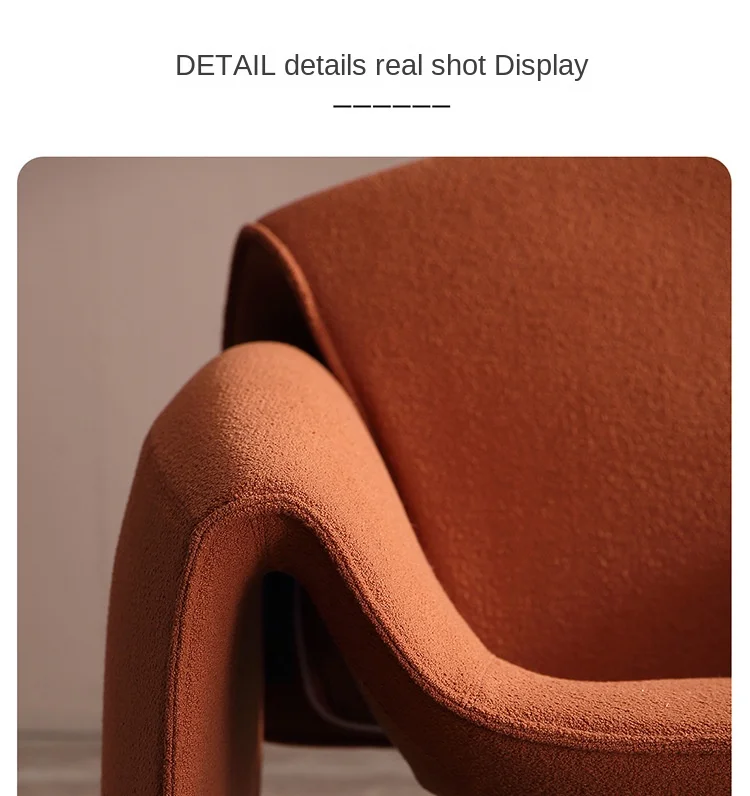 Crab Chair Single Chair Living Room Light Luxury Italian Minimalist High-end Creative Leisure Single Designer Sofa Chair