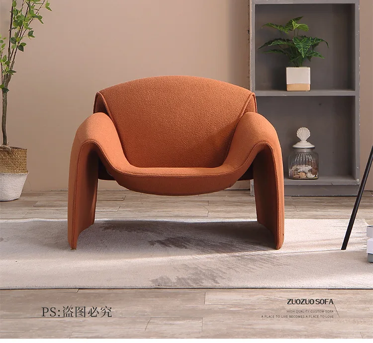 Crab Chair Single Chair Living Room Light Luxury Italian Minimalist High-end Creative Leisure Single Designer Sofa Chair