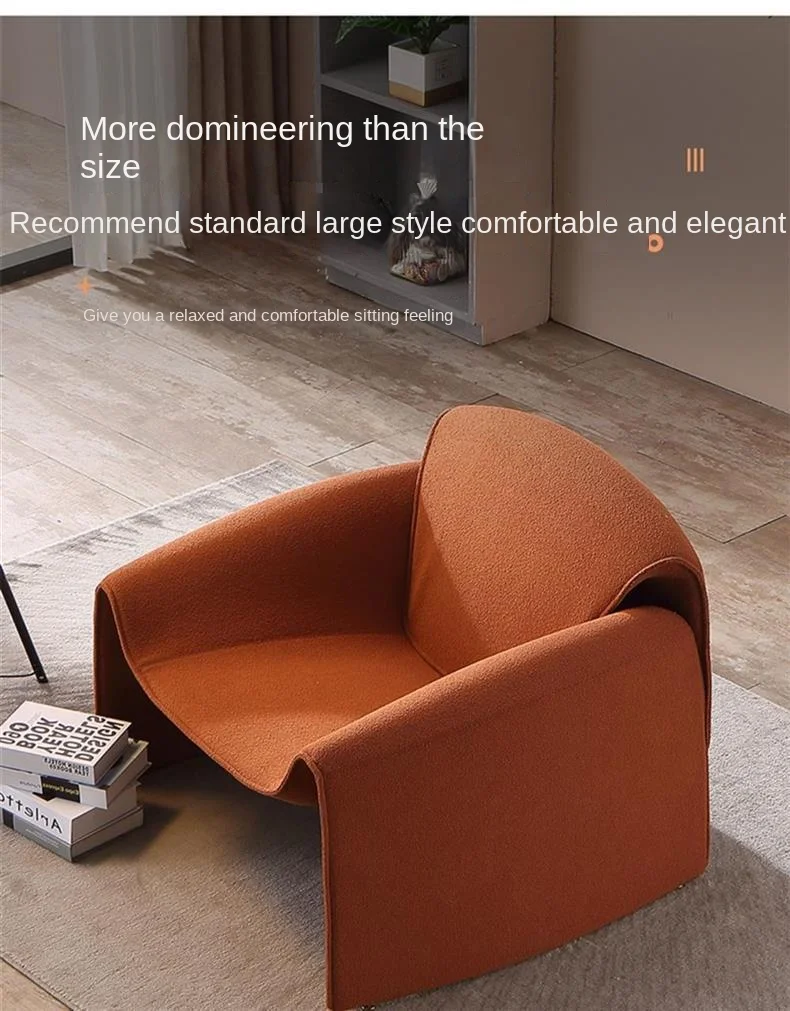 Crab Chair Single Chair Living Room Light Luxury Italian Minimalist High-end Creative Leisure Single Designer Sofa Chair