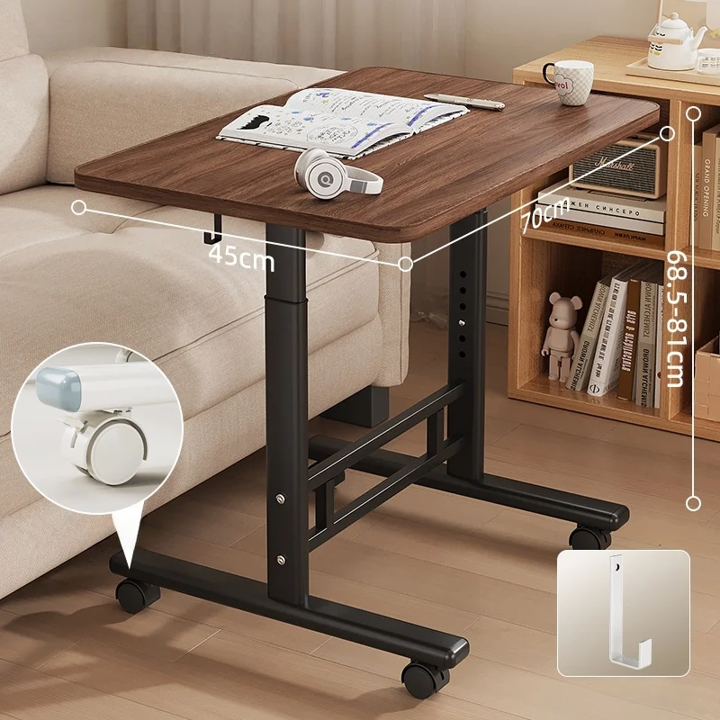 Adjustable Bedside Table Movable Lifting Bedside Desk Sofa Side Table Computer Desk Office Ergonomic Study Table Home Office