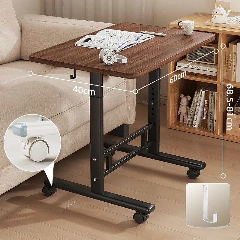 Adjustable Bedside Table Movable Lifting Bedside Desk Sofa Side Table Computer Desk Office Ergonomic Study Table Home Office