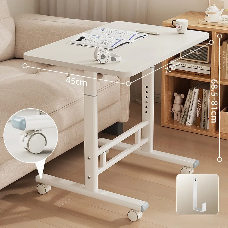 Adjustable Bedside Table Movable Lifting Bedside Desk Sofa Side Table Computer Desk Office Ergonomic Study Table Home Office