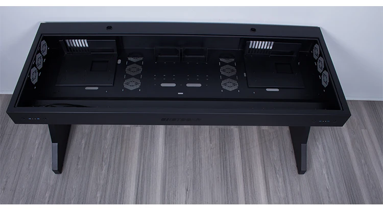 A68 Computer chassis integrated table, two hosts can be installed for two people, cool large chassis table,