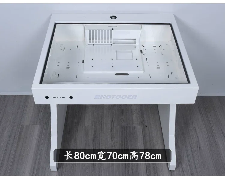 A68 Computer chassis integrated table, two hosts can be installed for two people, cool large chassis table,