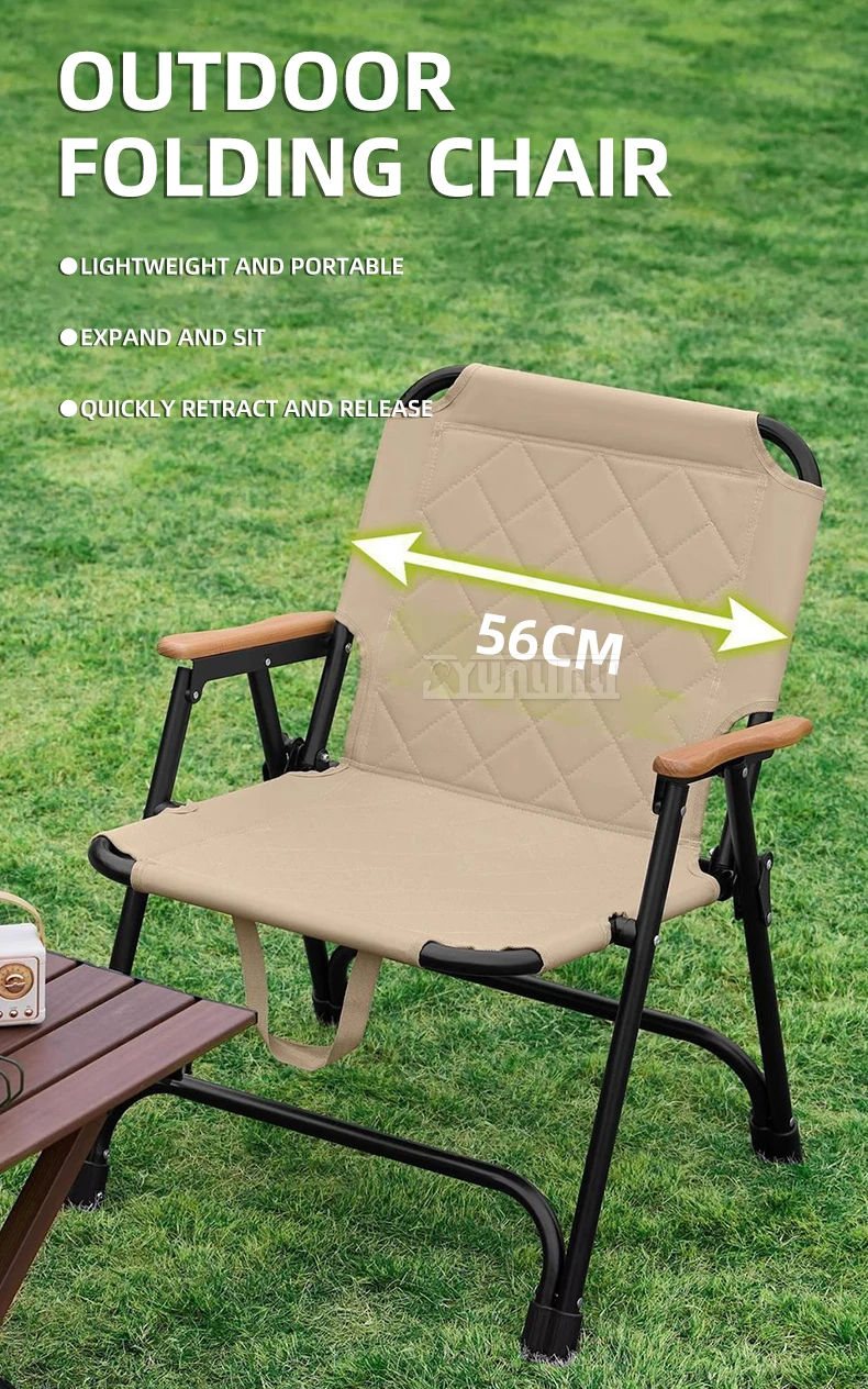 Outdoor Folding Chair – Lightweight / Portable, for Camping, Picnic, Beach, Hiking