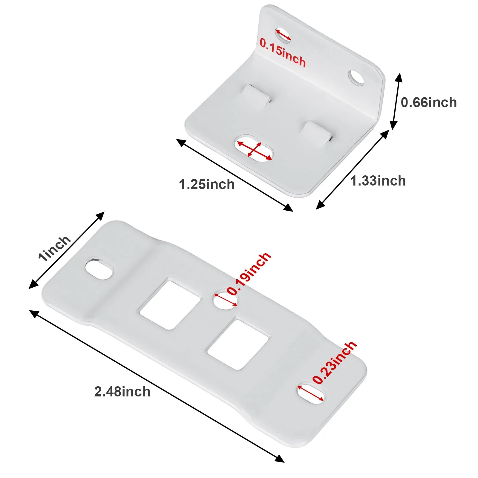 4 Pairs Metal Fixing Buckle Two in One Insert Furniture Laminate L Shaped 90 Degree Connector Bracket Hardware Easy Install Home