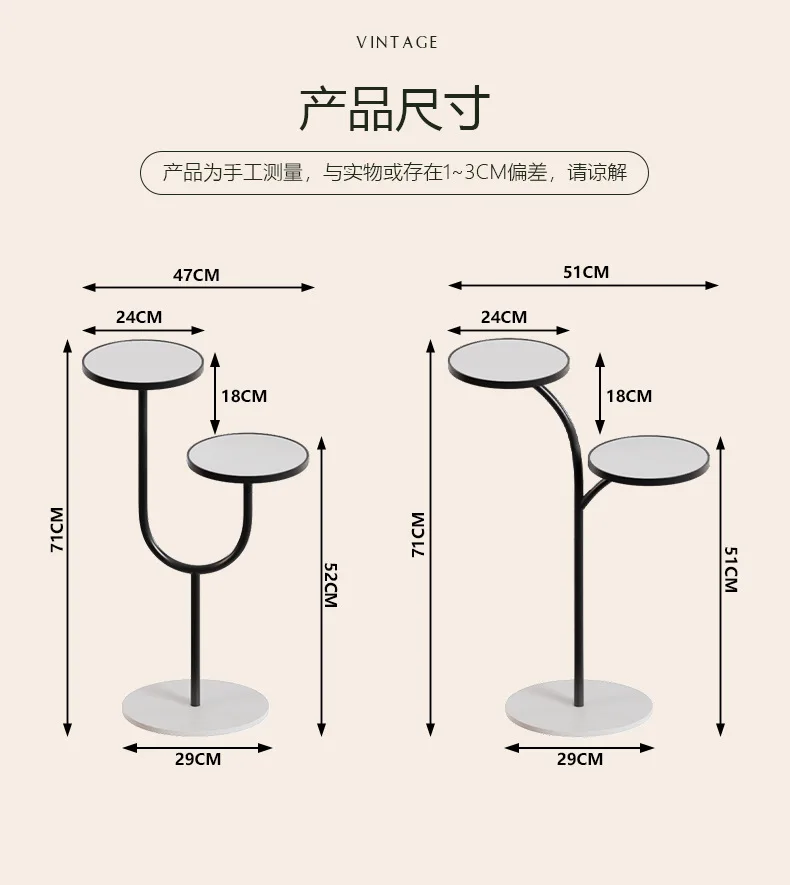 Flower Stand Living Room Floor-to-ceiling Movable Wrought Iron Light Luxury Rock Slab Succulent Green Dill Flower Stand