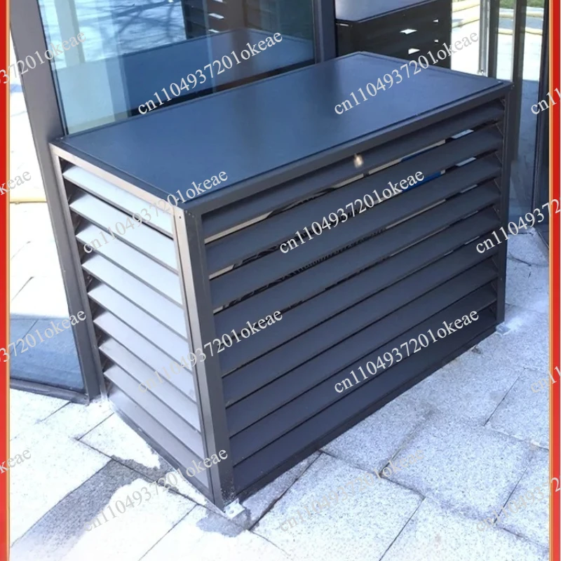 Aluminum Alloy Air Conditioner Outdoor Unit Protective Cover Weatherproof Ventilated Welded Fence Exterior Wall Renovationone