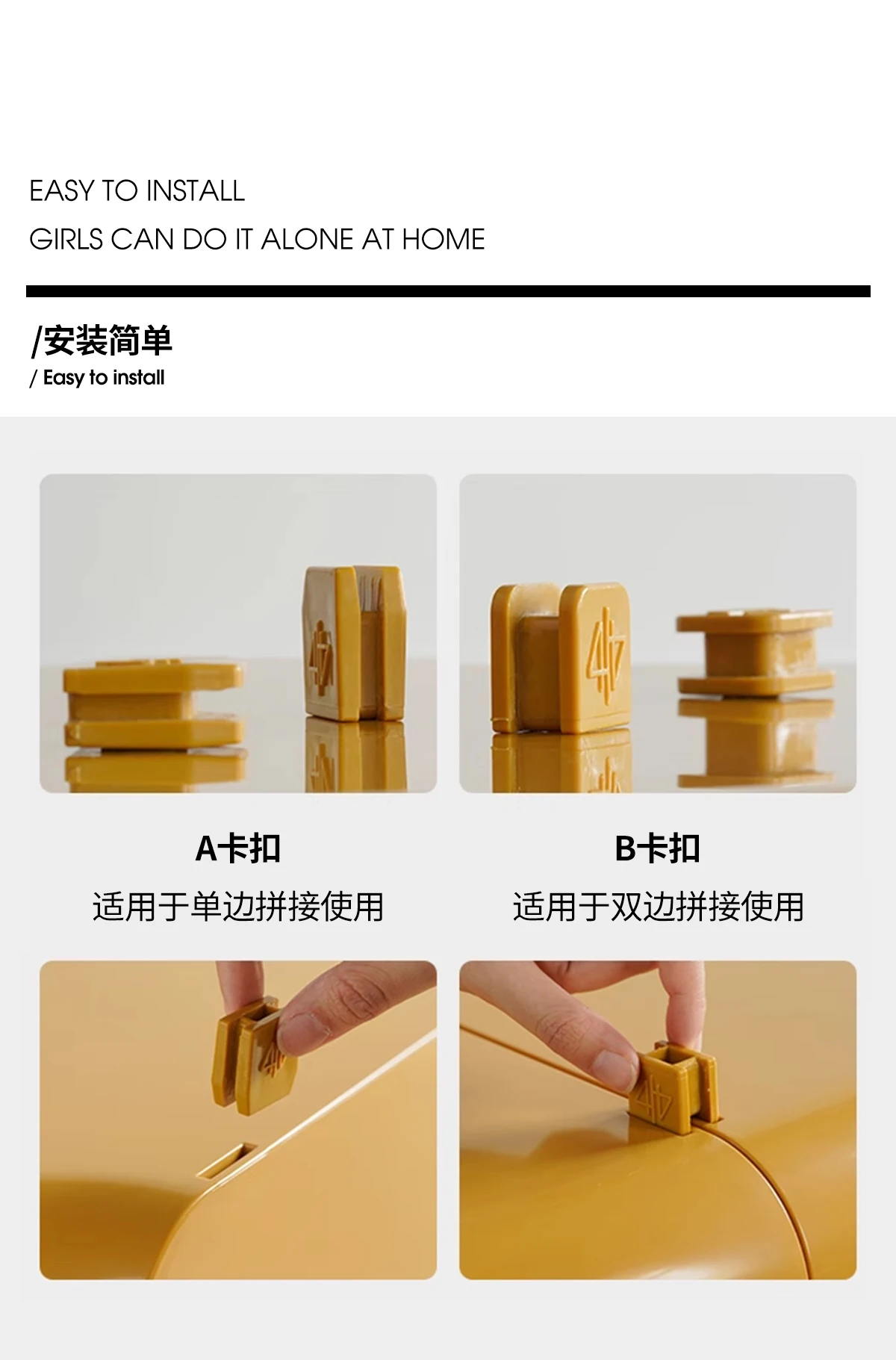 Splicable Round Plastic Coffee Table Macaron Pastel Color Detachable Low Tea Table Minimalist Living Room Center Table