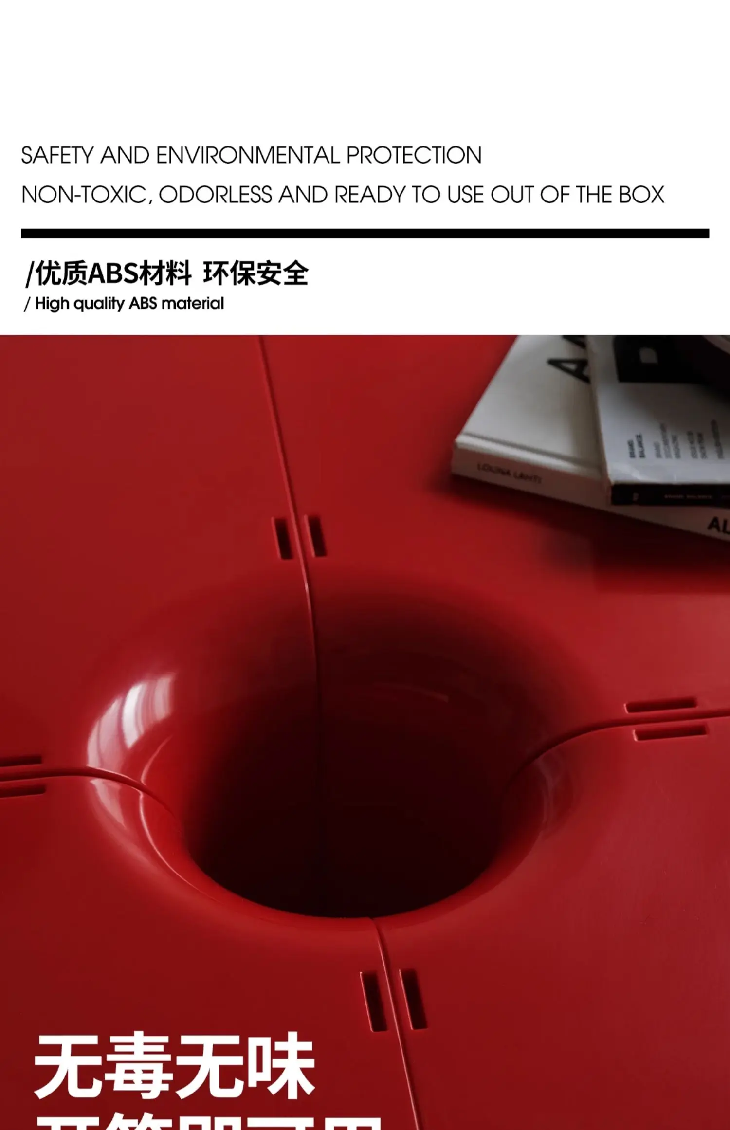 Splicable Round Plastic Coffee Table Macaron Pastel Color Detachable Low Tea Table Minimalist Living Room Center Table