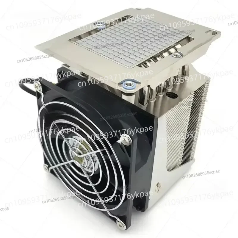 5.6 Heat Pipe Square Rectangular LGA3647 3U 4U Side Blowing CPU Radiator Fan 205W