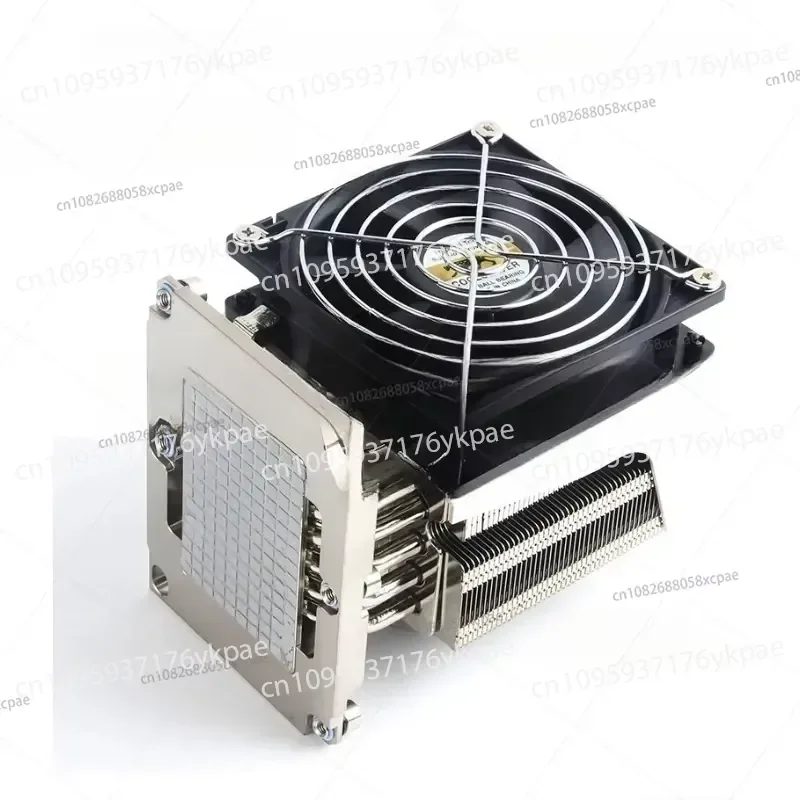 5.6 Heat Pipe Square Rectangular LGA3647 3U 4U Side Blowing CPU Radiator Fan 205W