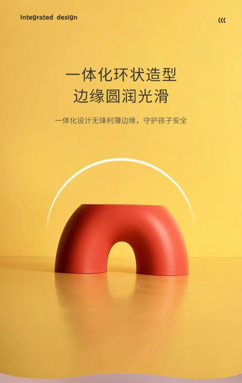 Modern Rainbow Plastic Stool Anti-Slip Comfort Home Small Seat Bathroom Foot Rest Shoe Change Living Room Furniture Ottomans