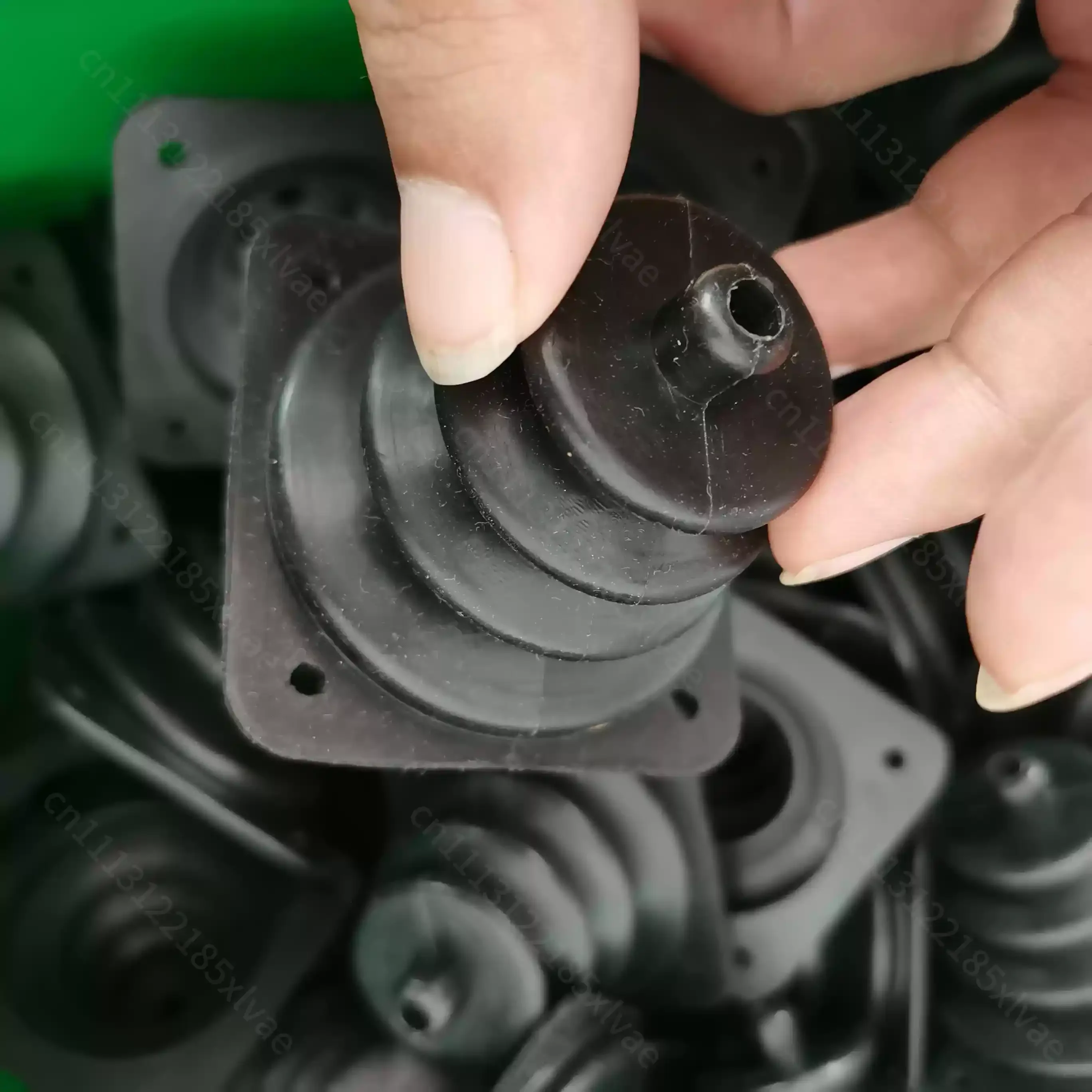 Waterproof Rubber Cover for HBC Remote Control Joystick of Concrete Sprayer Pump Truck, 61mm x 61mm Dustproof Protective Sleeve