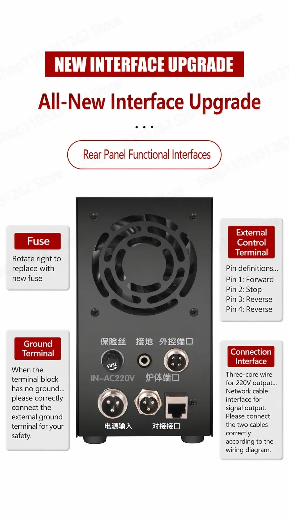 Benchtop Selective Solder System 1500W 5KG PCB Rework Station Lead-Free Solder Fountain PID Temp Control Through-Hole 110V