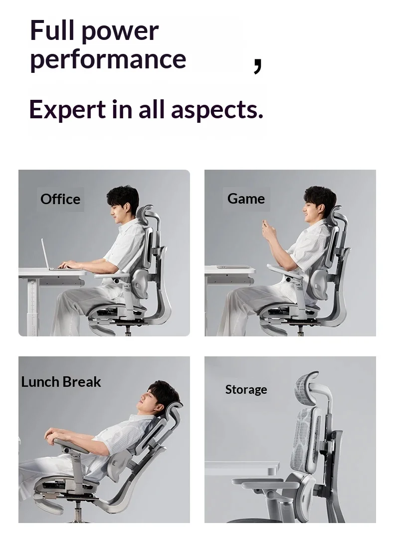 Office Mesh Chair Ergonomic Executive Computer Gaming Furniture Modern Swivel Rolling Adjustable Silla Gaming Ergonomic Chair
