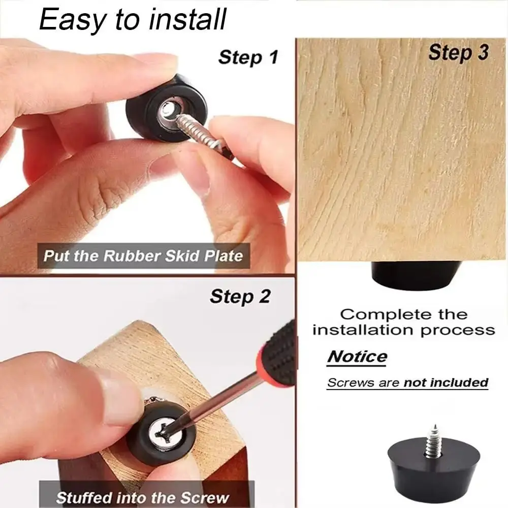 Pad Protection Rubber Rubber Feet Round Fine Grips Anti-Slip Bumper Pad Anti-Slip Non Slip Pads Electronic Craft Application