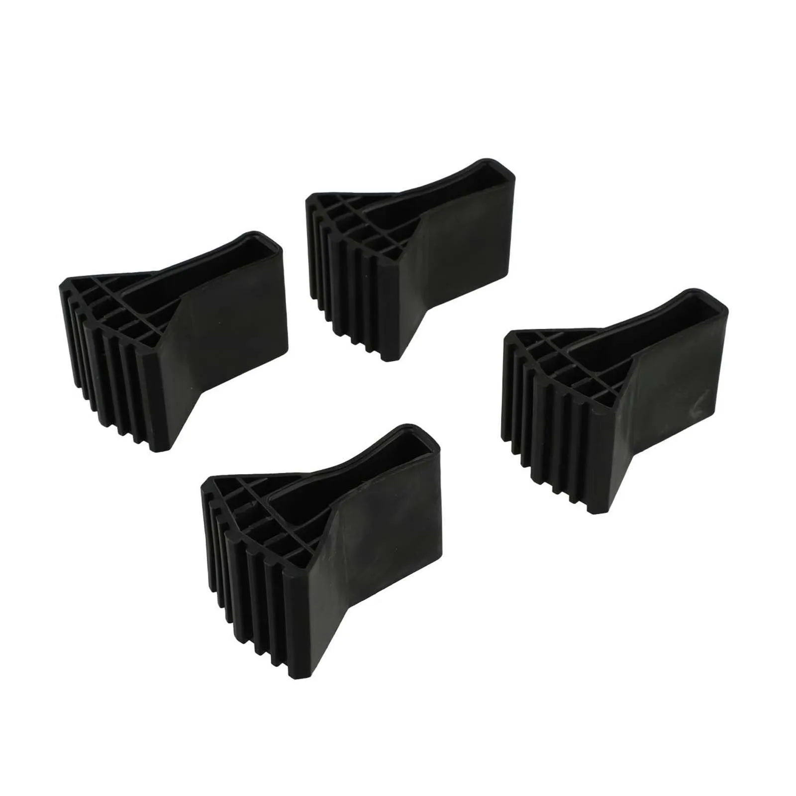 4/6Pcs Rubber Ladder Foot Pads For Folding Telescopic Ladders Anti-Slip Leg Covers With Enhanced Stability And Floor Protection