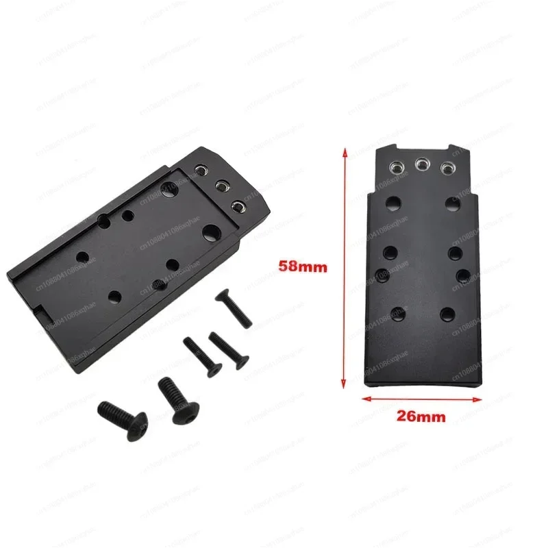 Universal Metal Adapter Base Plate For Sig Sauer P320 M17 M18 P320 XFull XCompact P320-XTEN RMR Doctor Noblex Ade Frenzy Sight