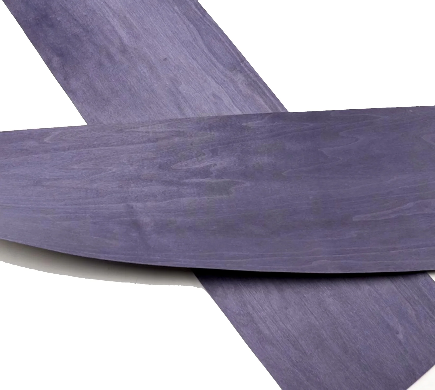 1pcs Natural Dyed Blue Purple Maple Wood Veneer diy wood craft decoration panel veneer L:2.5Meters Width:18-20cm Thickness:0.5mm