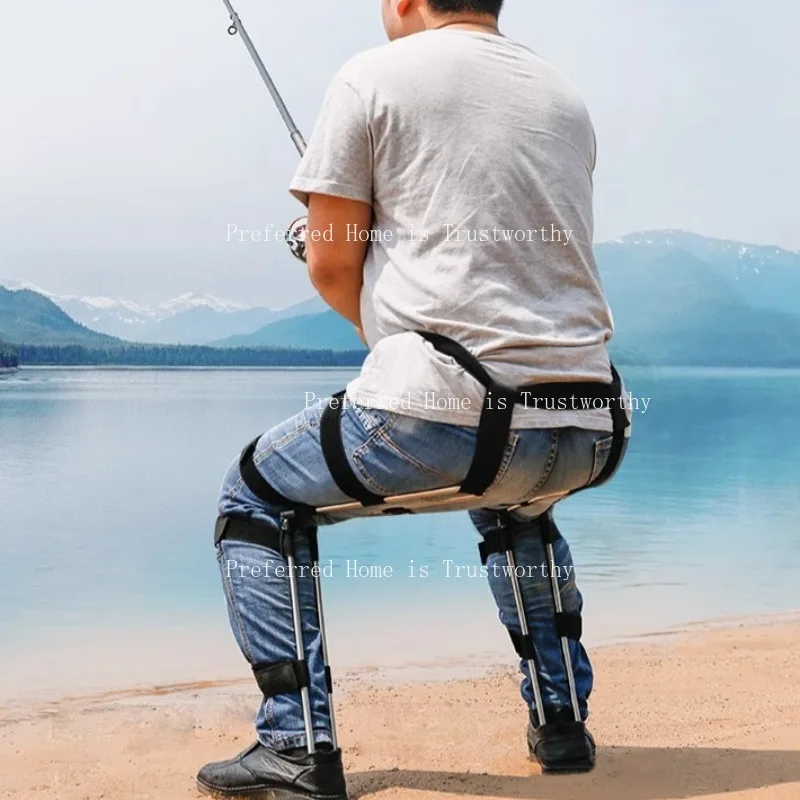 Wearable Invisible Chair Assisted Seat Made of High-Quality Stainless Steel Material
