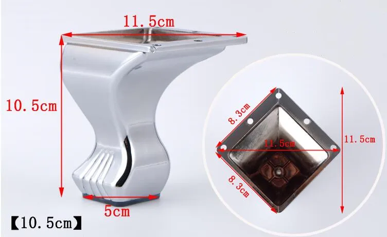 European Metal Furniture Legs for TV Cabinet Chairs Sofa Table Feet Support Bracket DIY Handcrafts Furniture Hardware