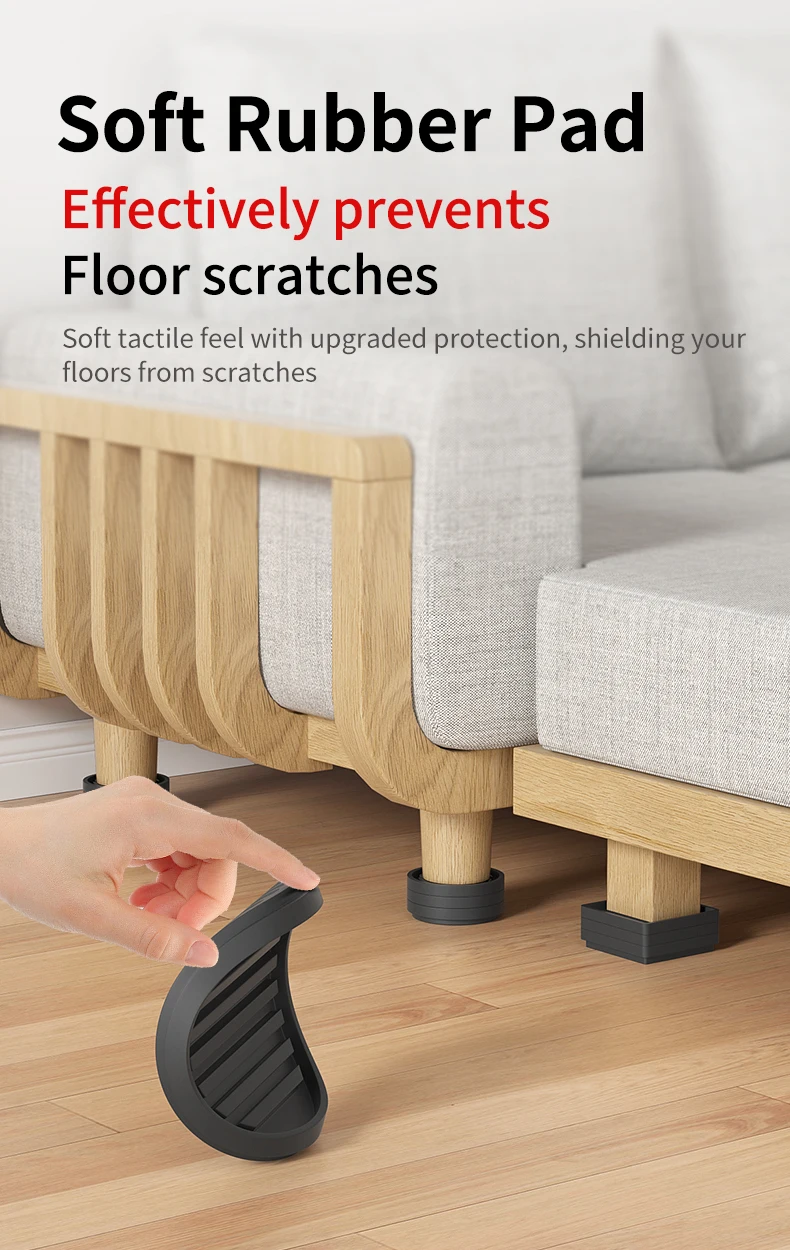 Furniture Anti-Slip Pads: For Furniture, Cabinet, Table & Chair, Sofa, Household Sundry Rack Feet, And Adjustable Foot Pads