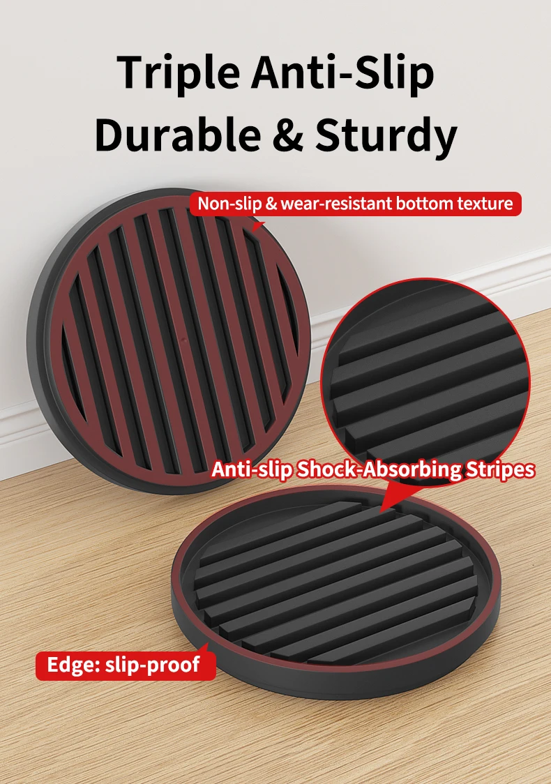 Furniture Anti-Slip Pads: For Furniture, Cabinet, Table & Chair, Sofa, Household Sundry Rack Feet, And Adjustable Foot Pads