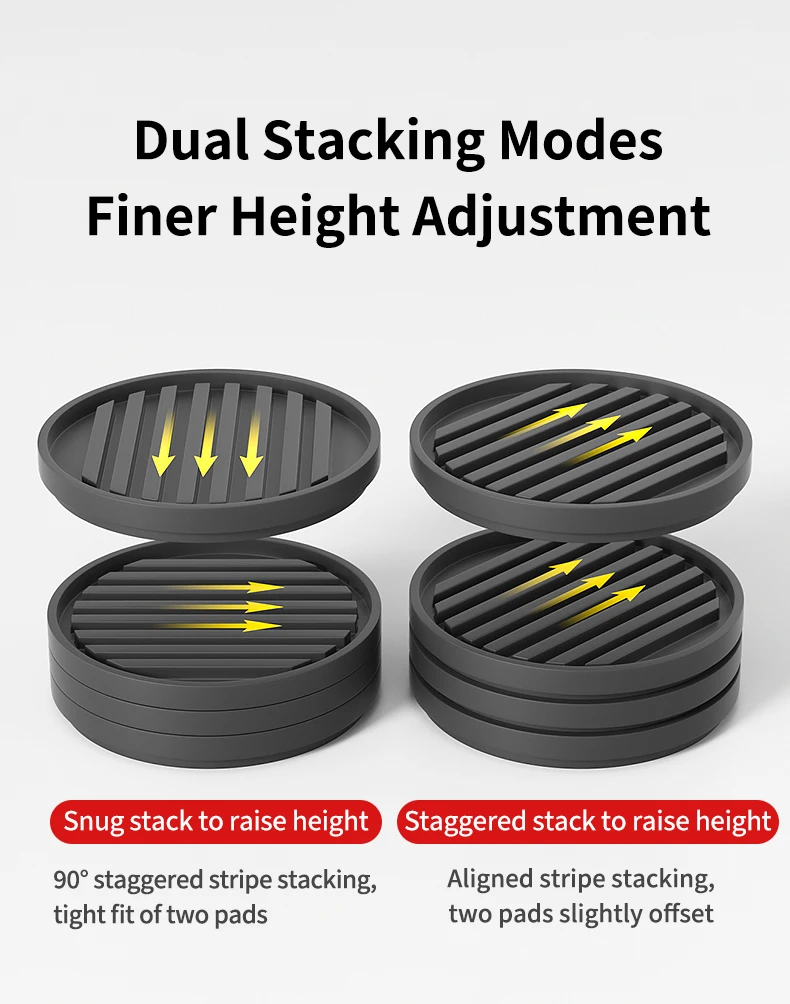 Furniture Anti-Slip Pads: For Furniture, Cabinet, Table & Chair, Sofa, Household Sundry Rack Feet, And Adjustable Foot Pads