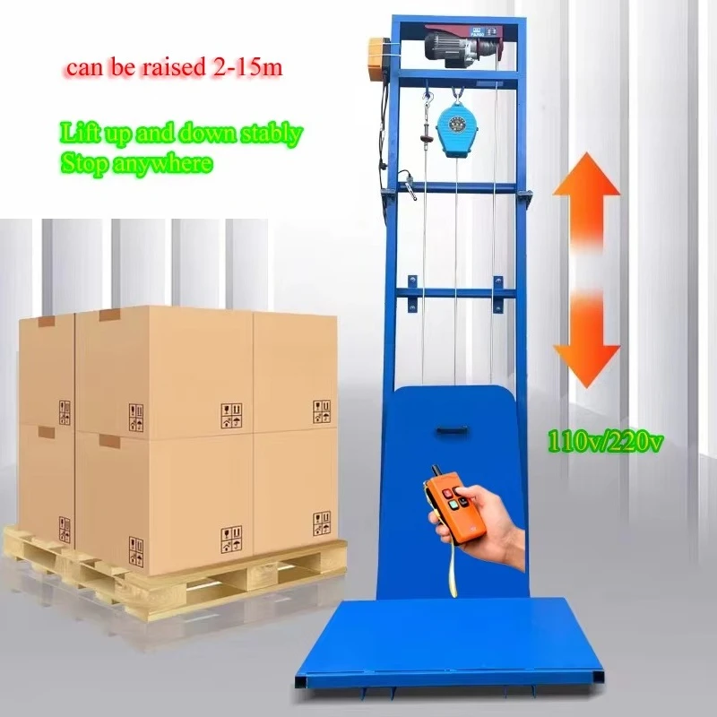 Professional Manufacturer Hydraulic Freight Lift Freight Lift Double Rail Freight Platform Lift