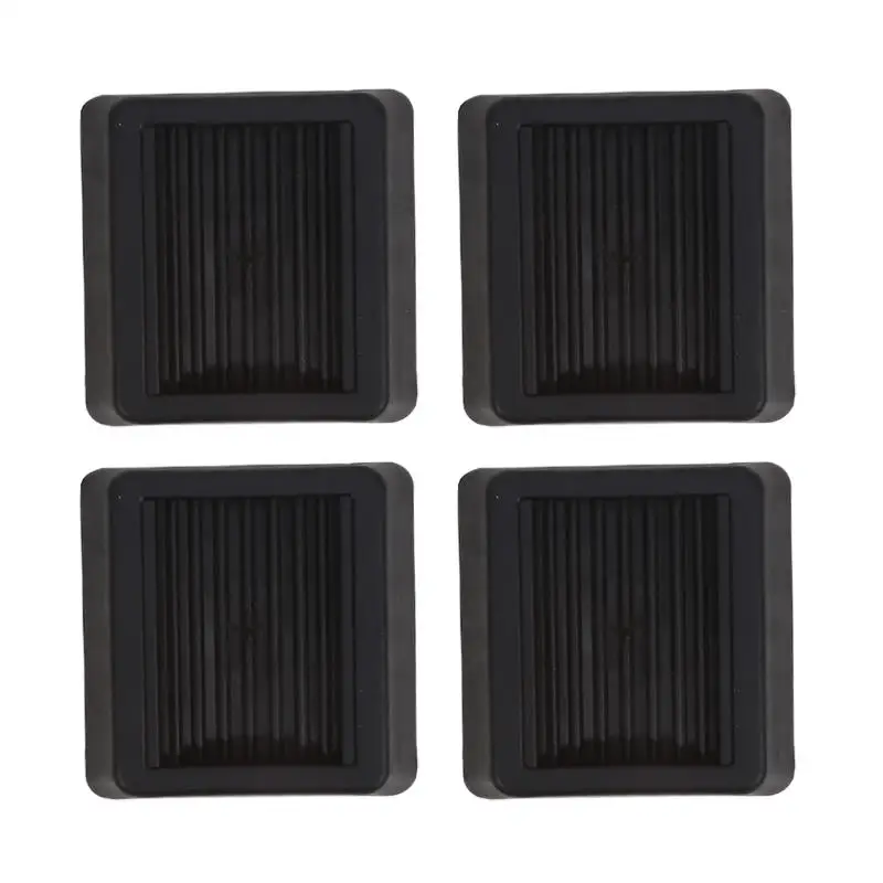 4pcs Office Chair Wheel Stopper Furniture Caster Hardwood Floor Protectors Anti Vibration Pad Chair Roller Feet Anti-slip Mat