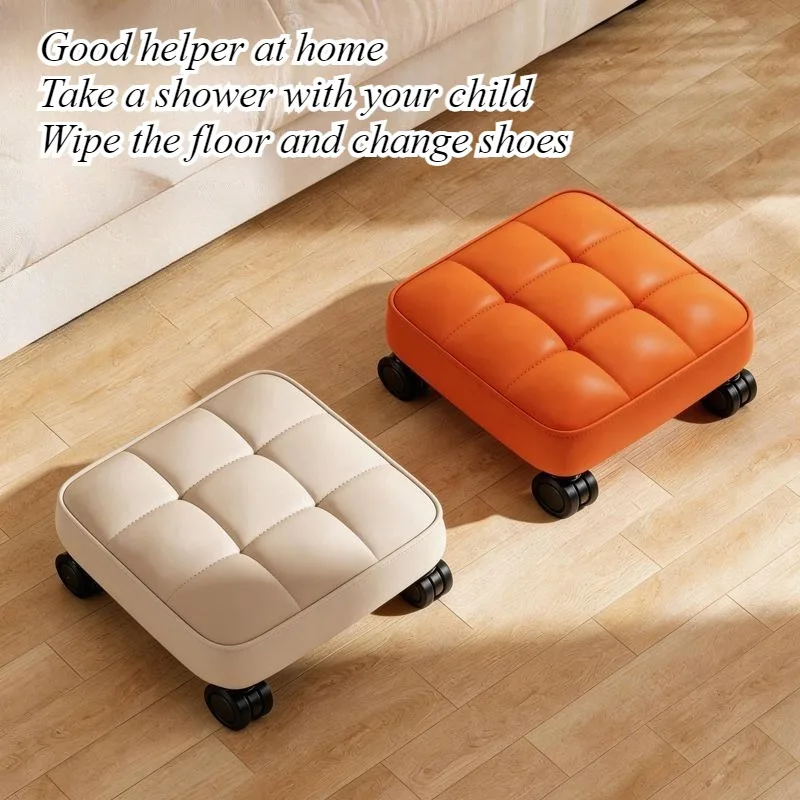 Pulley low stool household stool living room with baby toddler artifact lazy beauty sewing children's express bench universal