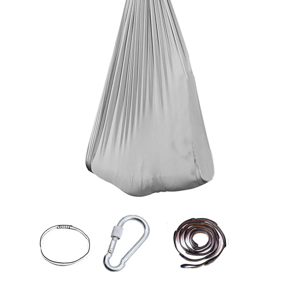 280*150cm Yoga Swing, Indoor Yoga Hammock, Nylon Material, Air Elastic Swing, Available for Outdoor Outings and Camping, 7 Color