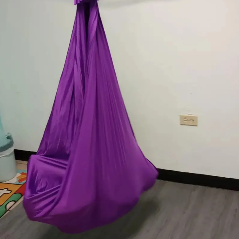 280*150cm Yoga Swing, Indoor Yoga Hammock, Nylon Material, Air Elastic Swing, Available for Outdoor Outings and Camping, 7 Color