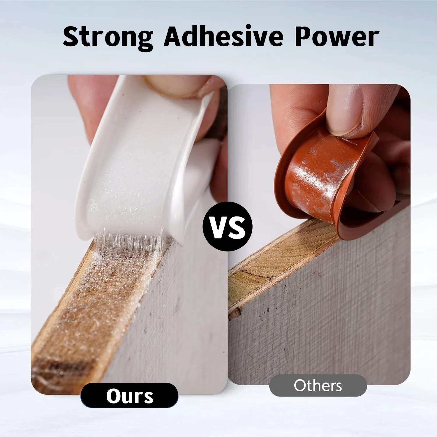 1PC U-shaped Self-Adhesive Edge Trimming Strip - A Flexible Wood Edge Protector Suitable for Countertops, Cabinets, Tables,