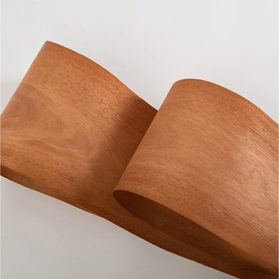 33x280cm Natural Mahogany Wood Veneer For Furniture, Cabinetry, Interior Renovation, And Surface Decoration