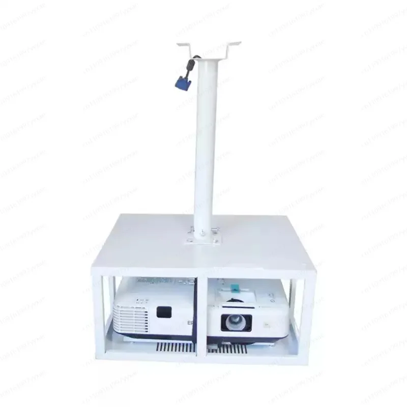 Elevator cage projector hanger, lift basket ceiling with lock