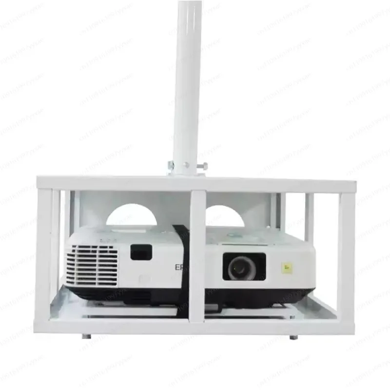 Elevator cage projector hanger, lift basket ceiling with lock