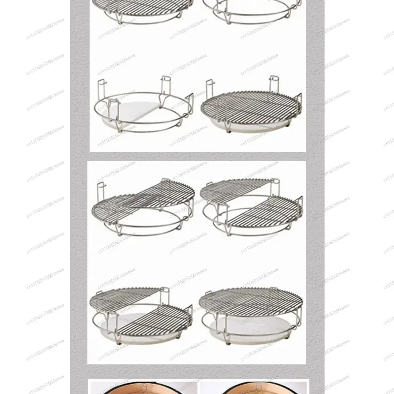 Stainless Steel Multifunctional Cooking System Round BBQ Grill Accessories