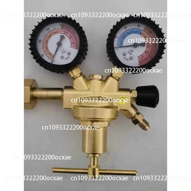 High-pressure Nitrogen Pressure Reducing Valve Safety Outlet Pressure 60 Bar Air Conditioning Refrigerant Charging
