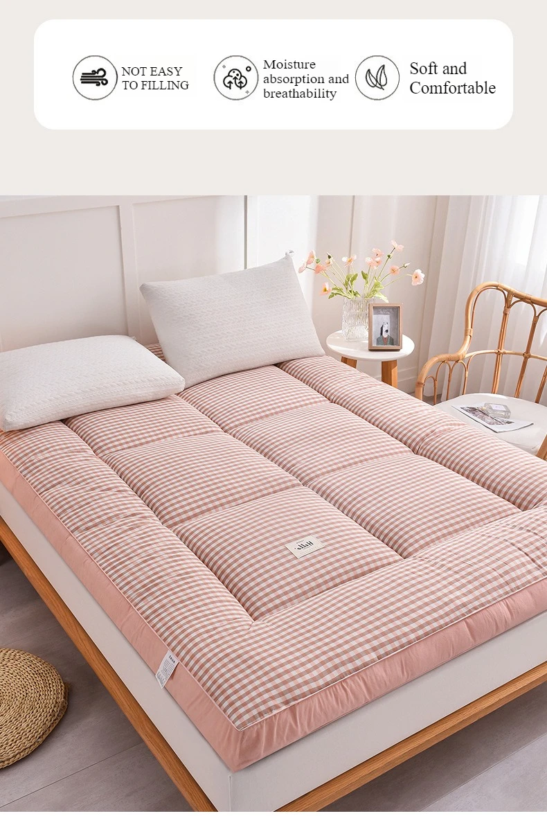 90x200cm Ultra-Light Folding Mattress, Soft Japanese Futon for Yoga, Nap, Travel, Easy Storage Floor Pad, Quick Dry Fabric
