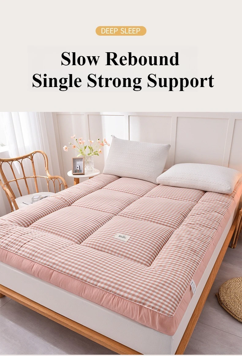 90x200cm Ultra-Light Folding Mattress, Soft Japanese Futon for Yoga, Nap, Travel, Easy Storage Floor Pad, Quick Dry Fabric