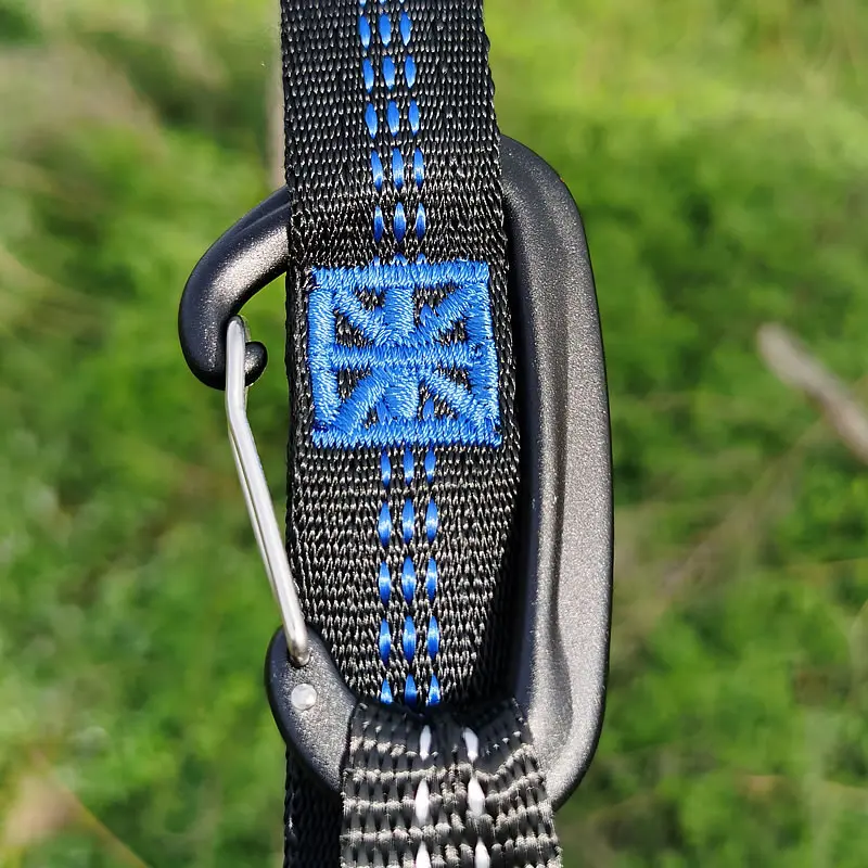 3 Meter New Design With Higher Load Capacity Lightweight Rope and 600lbs Breaking Strength Non-Stretch 12KN Carabiner