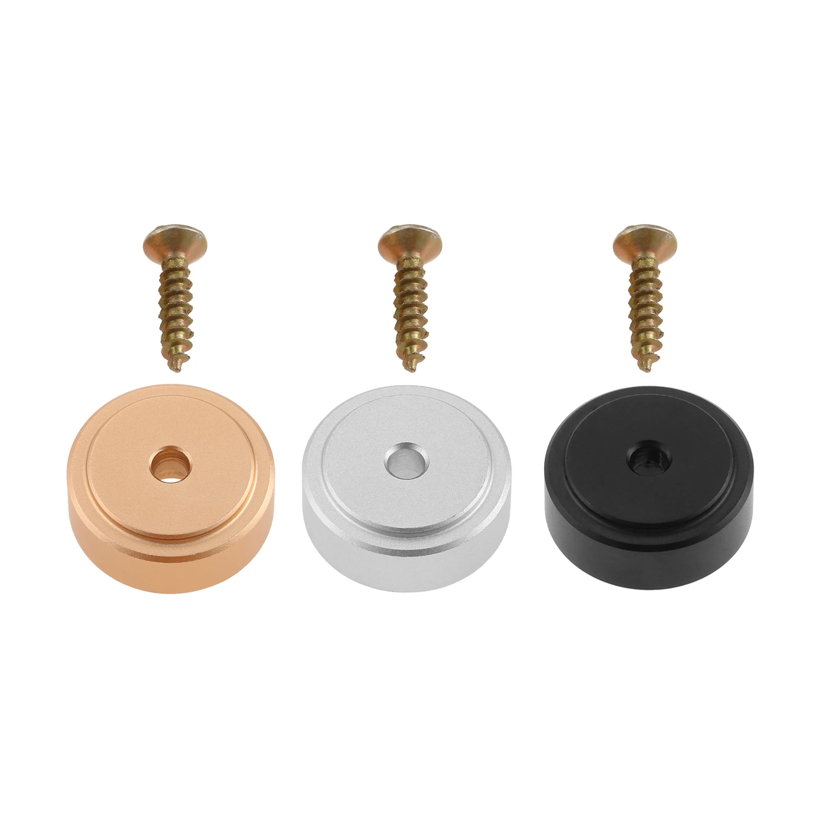 4/8Pcs Gold/Silver/Black Board Feet with Non Slip Pads With Rustproof Screws for Kitchen Serving Boards Countertop Protector