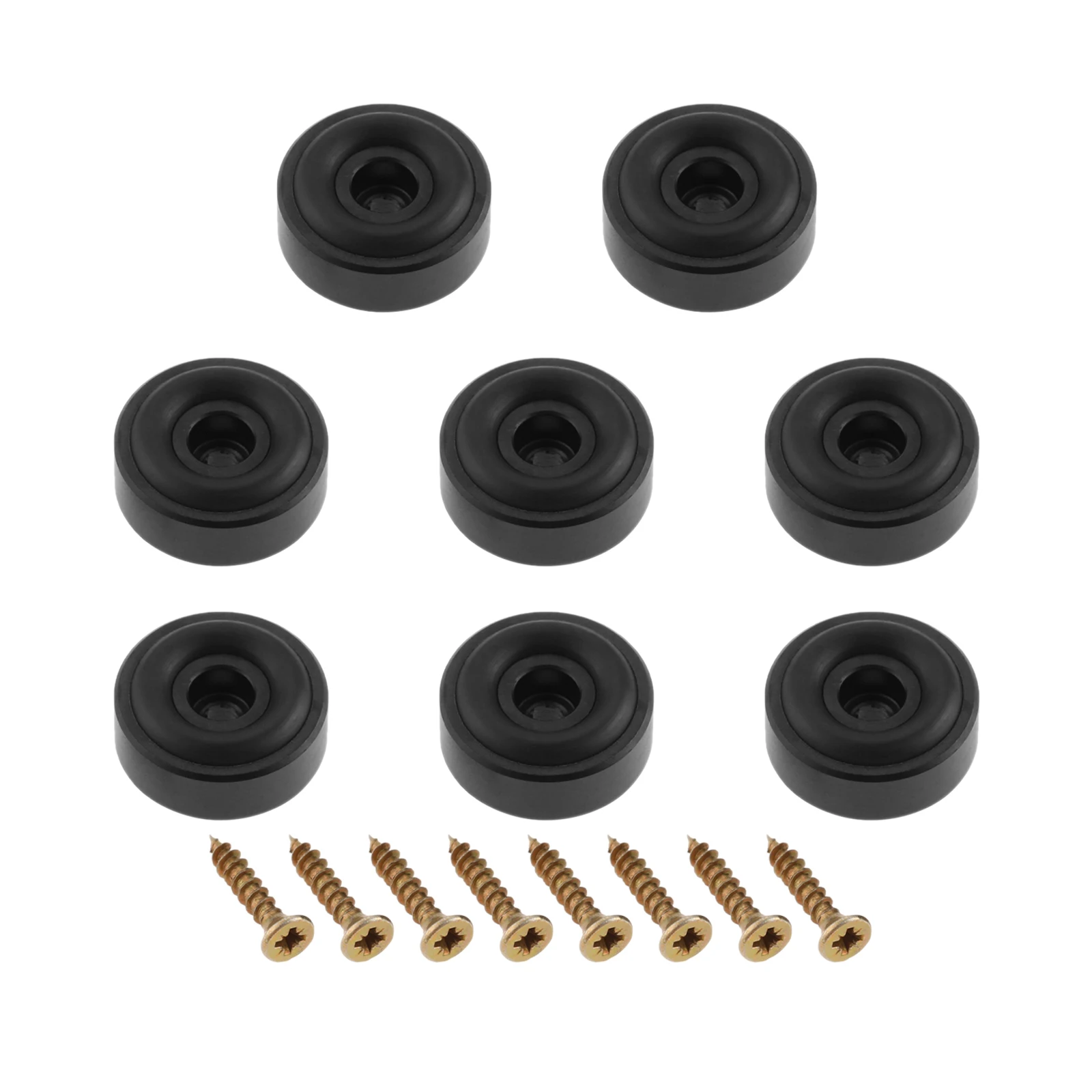 4/8Pcs Gold/Silver/Black Board Feet with Non Slip Pads With Rustproof Screws for Kitchen Serving Boards Countertop Protector