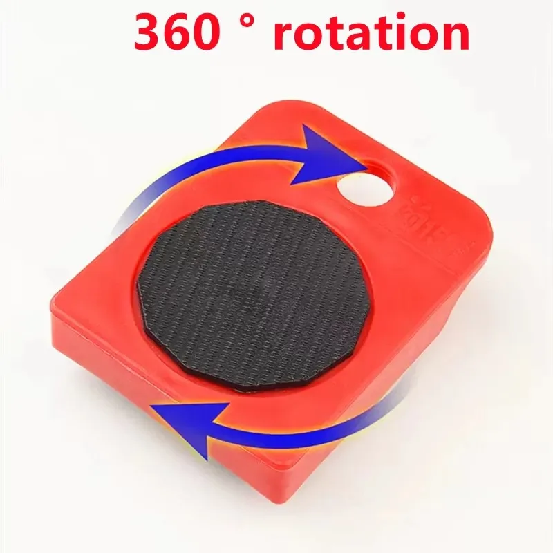 Furniture Moving Transport Roller Set Removal Lifting Moving Tool Set Wheel Bar Mover Moving Heavy Stuffs Device Hand Tool