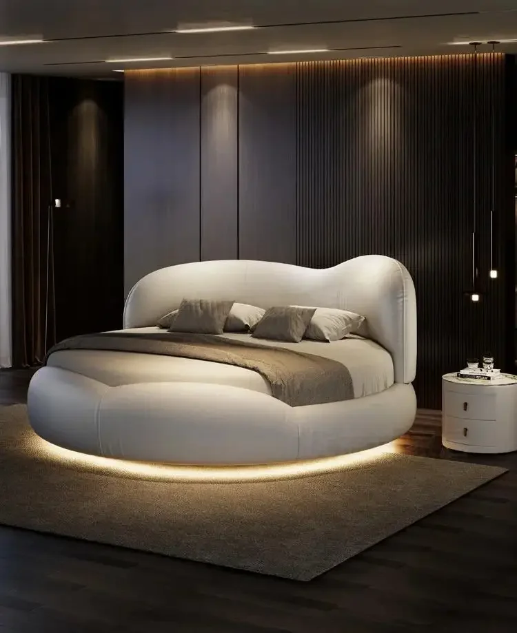 Girls Design Bed Double Luxury Children Bedroom Frame Simple Bed European Tatami Beauty Nordic Wooden Beliche Outdoor Furniture